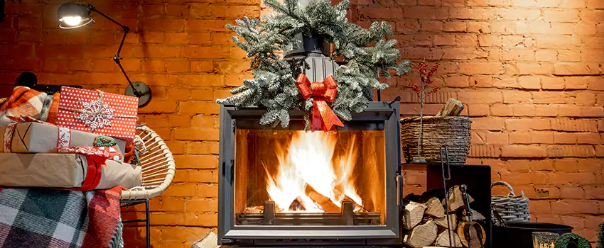 Travis Industries Linear Gas Fireplace Installation in Greenville, Texas